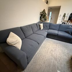 Living Spaces Prestige Down Couch