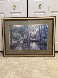 beautiful 40 by 30 inch wall art. (MUST SELL TODAY)