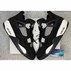 Jordan 4 White Thunder 9 Men