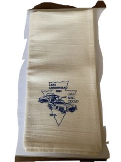 Vintage 1984 Mercedes 300SL Gullwing Group Lake Arrowhead Cloth Napkins, Set of 2