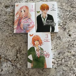 Like A Butterfly Manga Volumes 1-3
