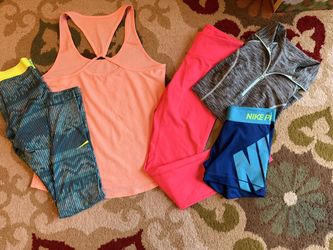 Women’s Nike Pro & Zella Workout Clothing Bundle – XS/Small – 5 Pieces – $55 OBO