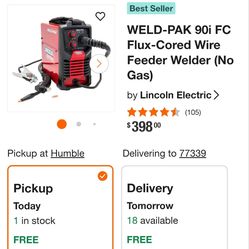 Lincoln Electric WELD-PAK 90i MIG Welding Machine