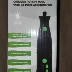 Hawkforce 40pc Dremel Rotary Tool
