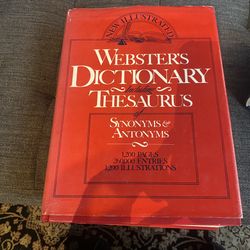 Webster's Dictionary Including Thesaurus (Illustrated)