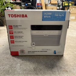 Toshiba 14,500 BTU 115-Volt Smart Wi-Fi Window Air Conditioner
