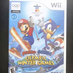 Nintendo Wii Video Games- Mario & Sonicat The Winter Games