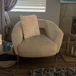 Sitting Chair Cream Modern