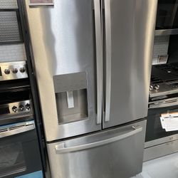 GE Stainless Steel 25.6 Cu. Ft. French Door Refrigerator 