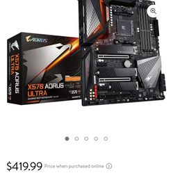 X570 Aorus ultra Desktop Motherboard