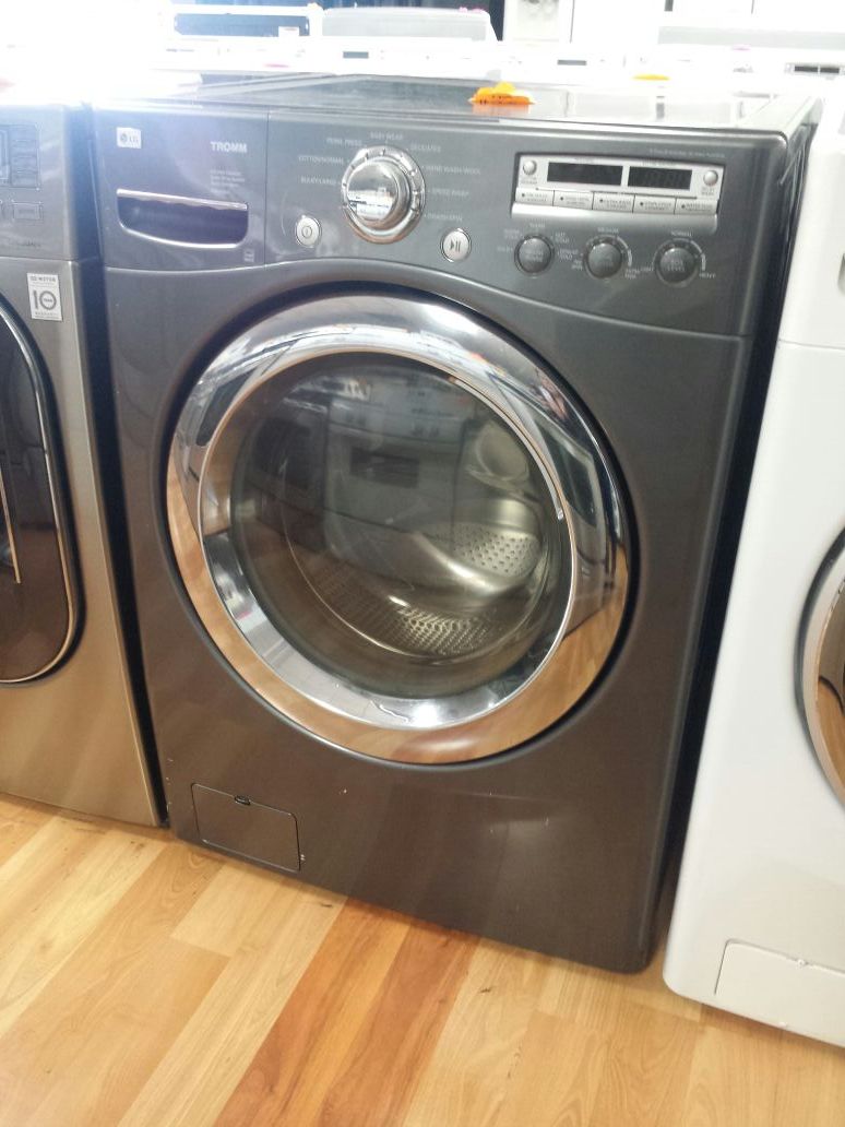 LG GRAY FRONT LOAD WASHER ONLY