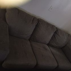 Set Of Two Gray Couches