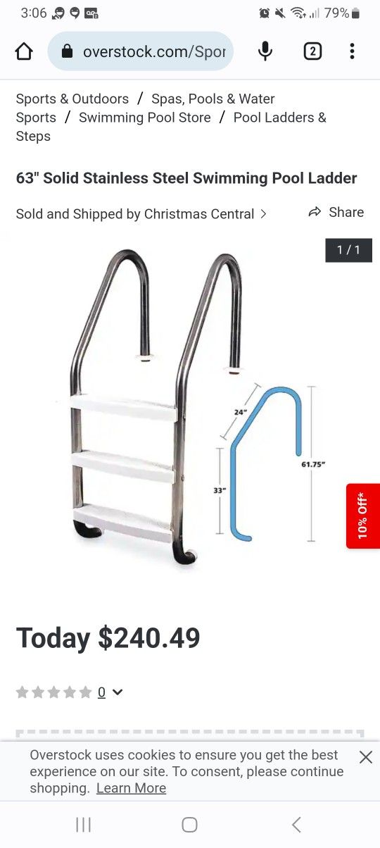 In Ground Pool Ladder