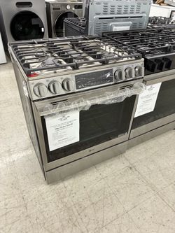 LG Stainless Steel Gas Slide-In Range