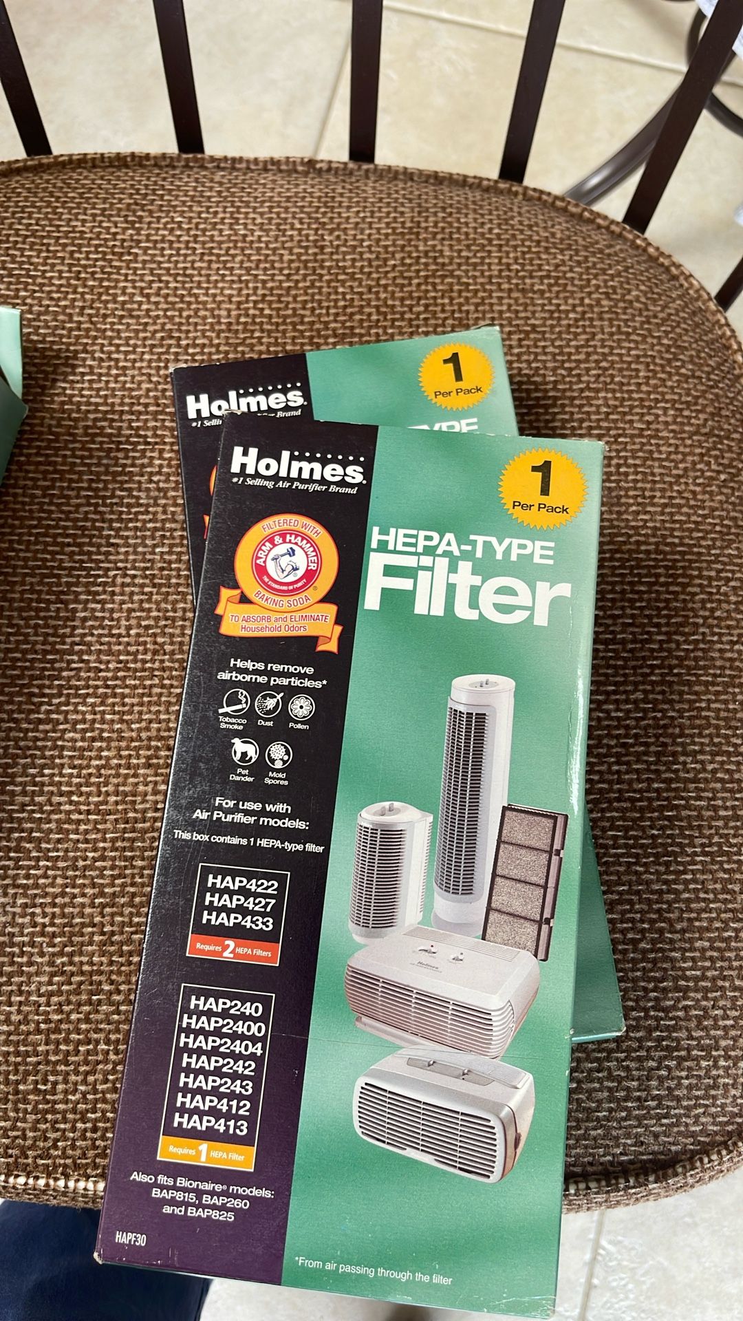 Four Holmes HEPA-TYPE Filters