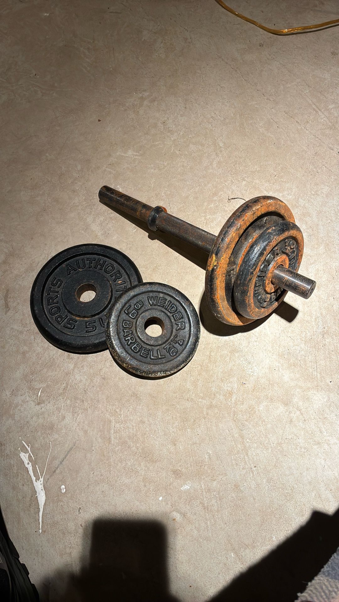 Free Weights (barbells) With Grip Bar
