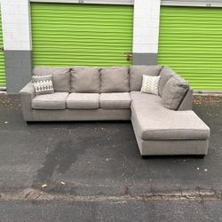 Ashley Sectional Sofa Grey (FREE DELIVERY)