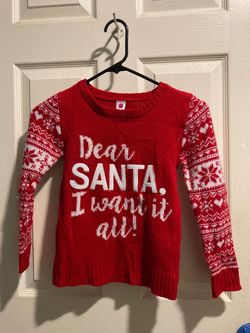 Girls Christmas sweater