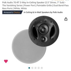 Polk Audio 70-RT 3 way In-ceiling Speaker