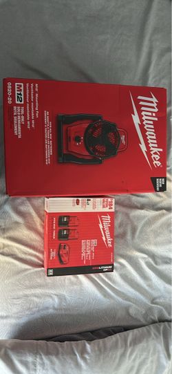 Milwaukee fan for construction use
