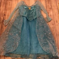 Disney Parks Frozen Elsa Ice Princess Queen Costume Size 6 