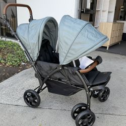 New INFANS Tandem Double Baby Stroller Foldable Lightweight 