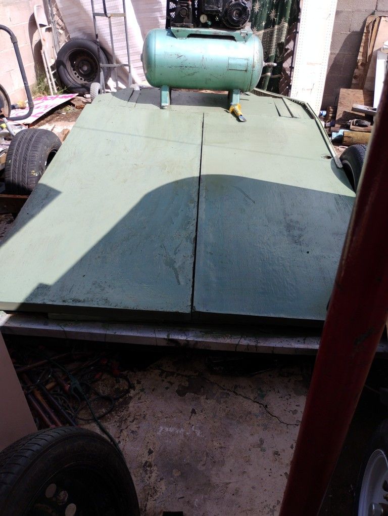 Green Trailer Needs Love $450