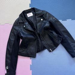 Justice Girl Leather Jacket 12/14