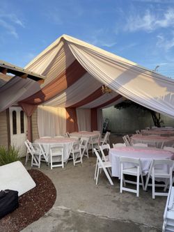 20x20 Tent,Draping & 1 Chandelier