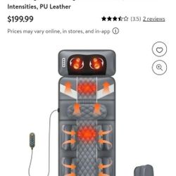 Ikristin Full Body Massage Mat with 3D Airbags Stretching, Back Massager Pad with Heat,