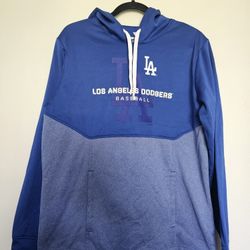 Men's Los Angeles Dodgers Fanatics Royal Call the Shots Pullover Hoodie size M