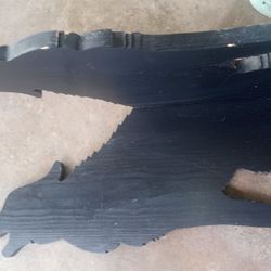 My Brother Made This By Hand ,Wooden Sculpture Of Dogs