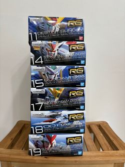 RG Bandai Gunpla Gundam backlog
