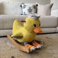 Plush Duck Nursery Rocker 