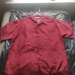 Red Dress Shirt 