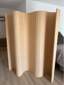 Bamboo Wave Room Divider