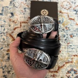 Chrome Hearts Real leather belt