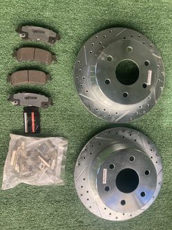 Rear Drums And Brake Calipers 