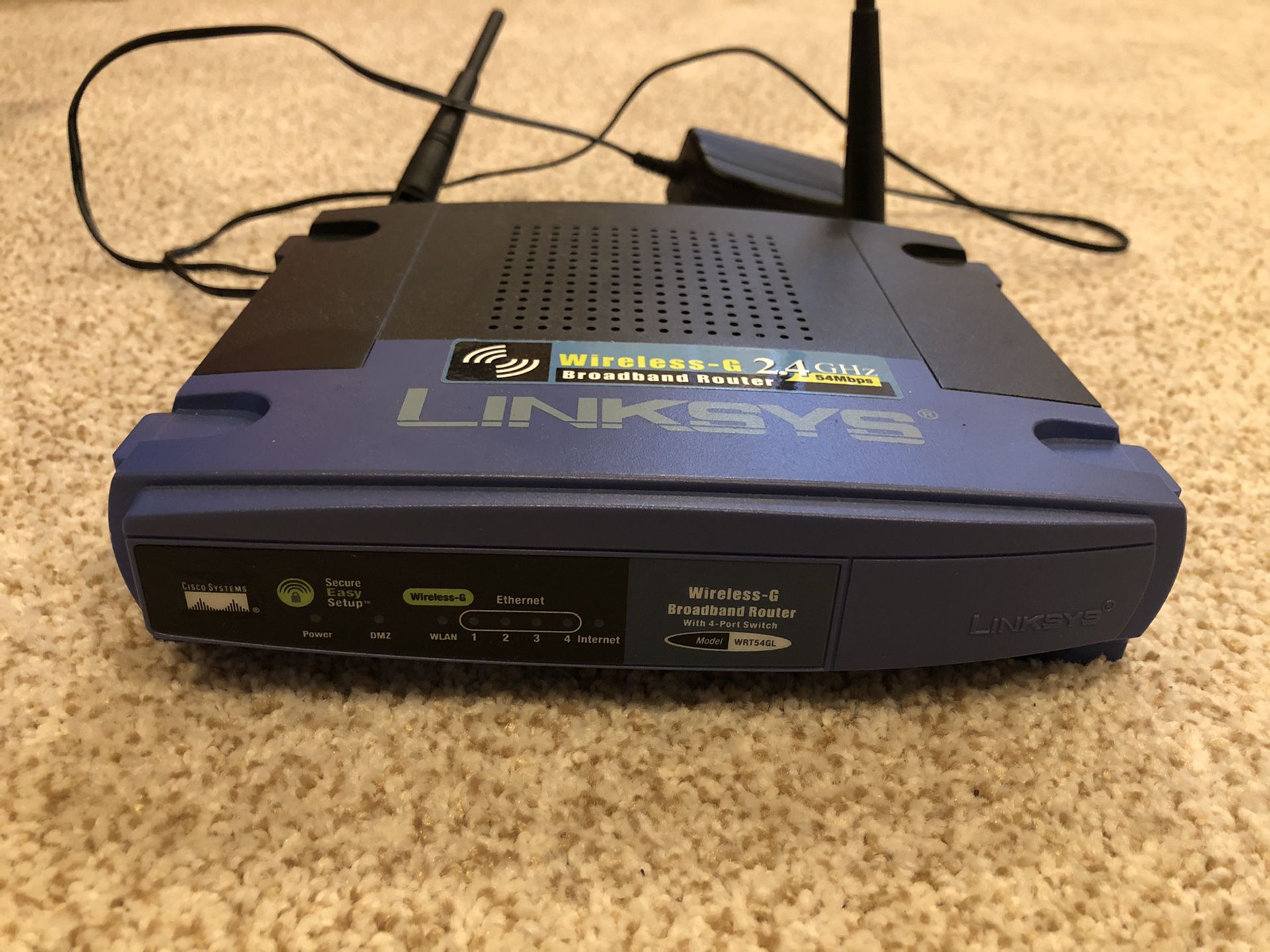 Free Linksys wireless-g router