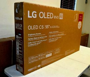 New 55 Inch LG Oled LG C6 Smart TV 4K UHD with 165 Hz refresh rate. Brand new in the box.