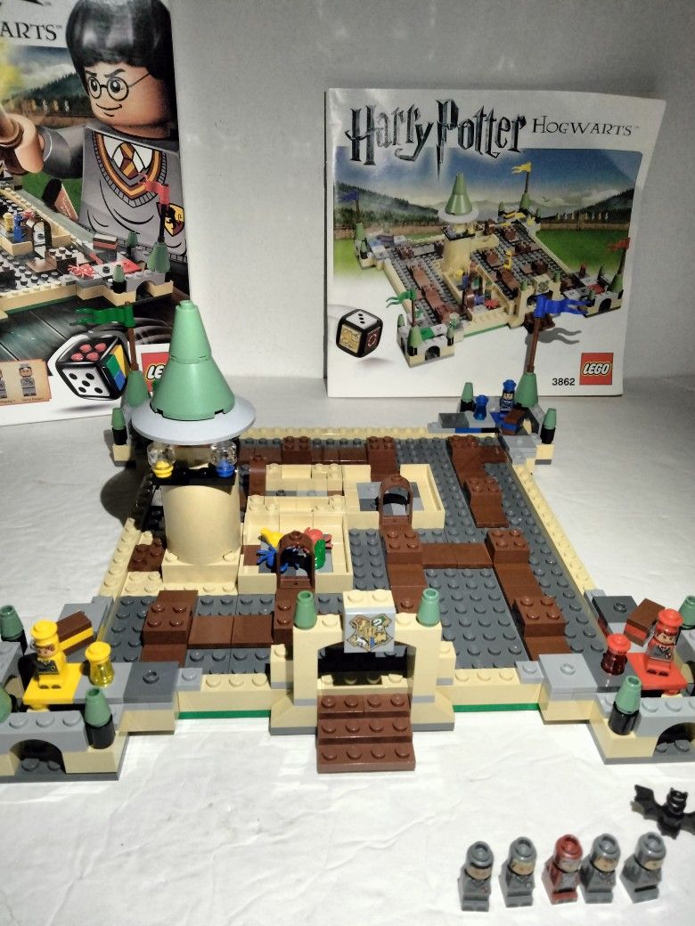 “LEGO Harry Potter 3862” Hogwarts Building Game RETIRED 100% Complete w Manuals