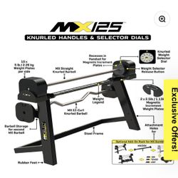 Adjustable Barbells 30-125lb Home Gym Space Saver Set NEW Tampa.