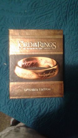Lord of the rings DVD series