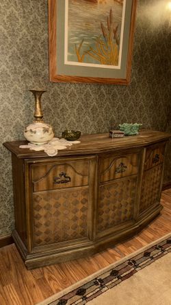 Beautiful Vintage Wood Credenza