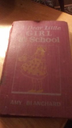 A Dear Little Girl at School.