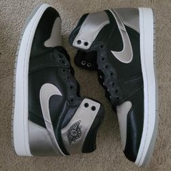Wmns Air Jordan Retro 1 High "Satin Shadow" Size 9.5/10/10.5 Men 