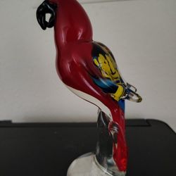 Hand Blown Very Rare Red Bird