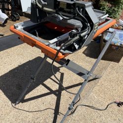 Ridgid Tile Saw With Stand 