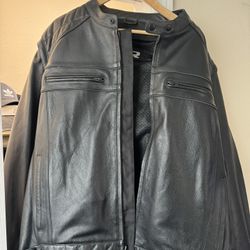 Brand New Genuine Leather Motorcycle Cycle Jacket
