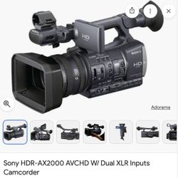 Digital HD Video Camera Recorder Handycam HDR-AX2000